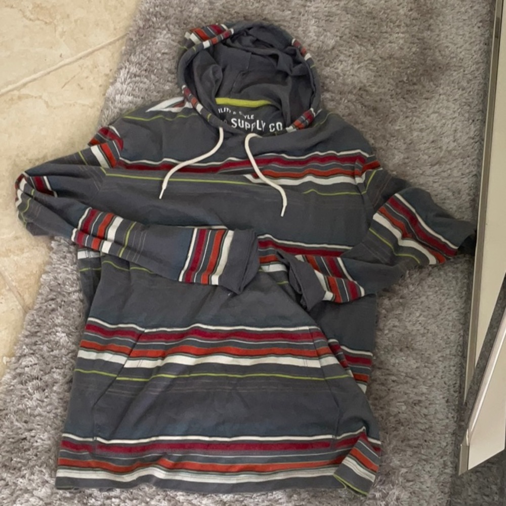 Multicolor, Mossimo supply company, hoodie, medium athletic fit
